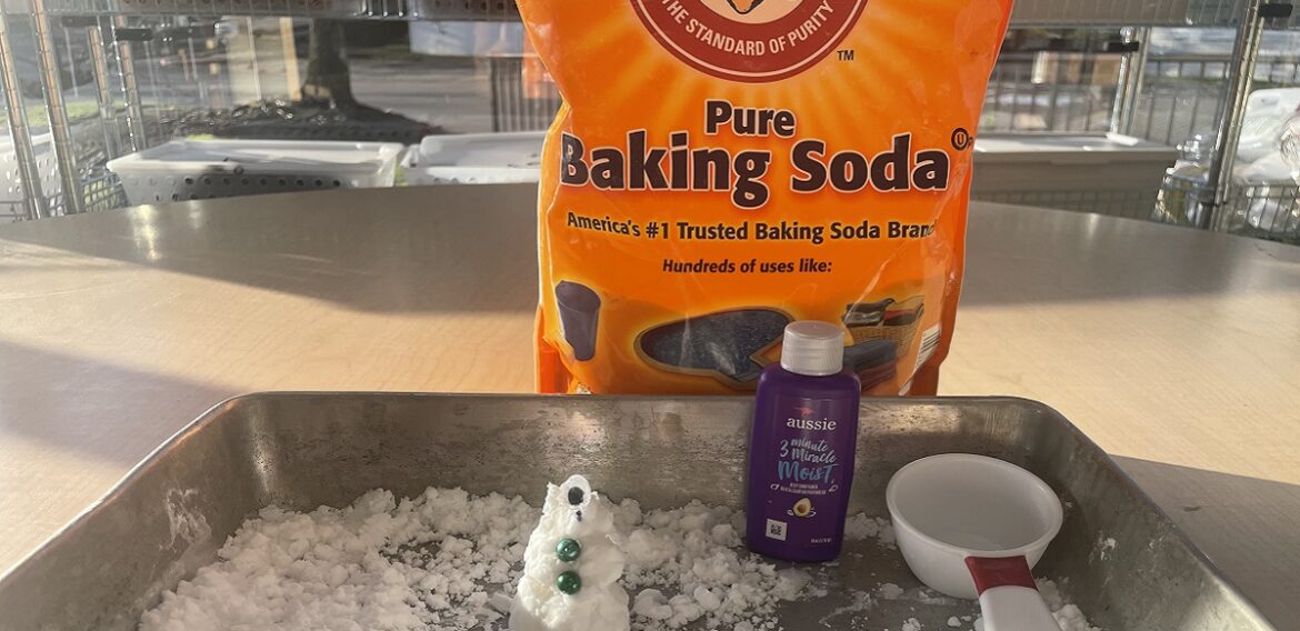 Fake Snow Sensory Play – Day 13 of 15 Days of Winter Break Activities