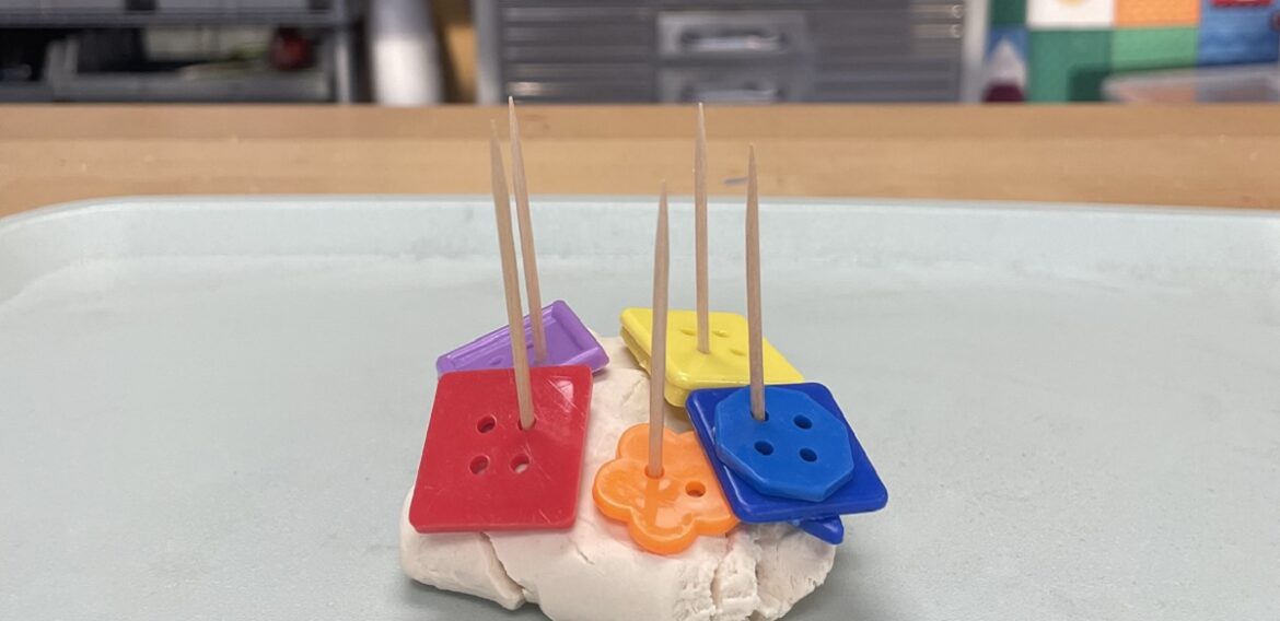 Fine Motor Stacking – Day 8 of 15 Days of Winter Break Activities