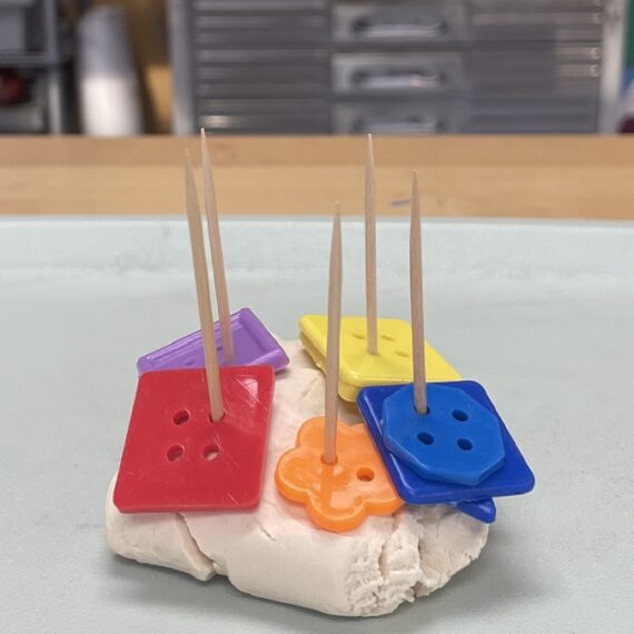 Fine Motor Stacking – Day 8 of 15 Days of Winter Break Activities