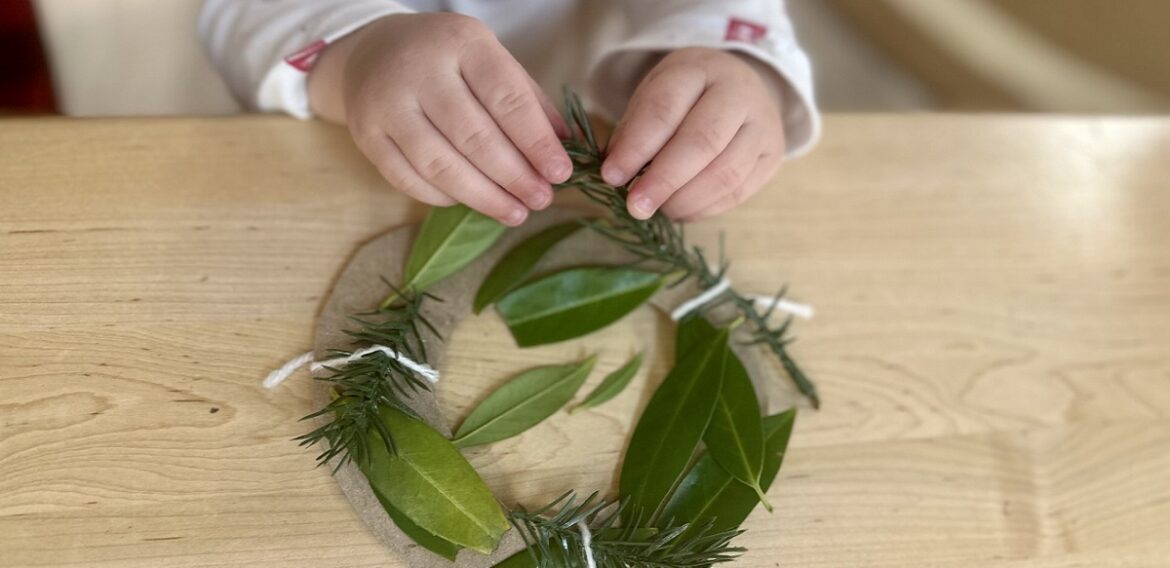 Nature Walk Wreath/Bracelet – Day 7 of 15 Days of Winter Break Activities